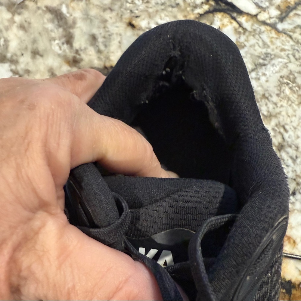 HOKA Gaviota 4 Black Running Shoe in Women’s Size 9.5 - Picture 7 of 10